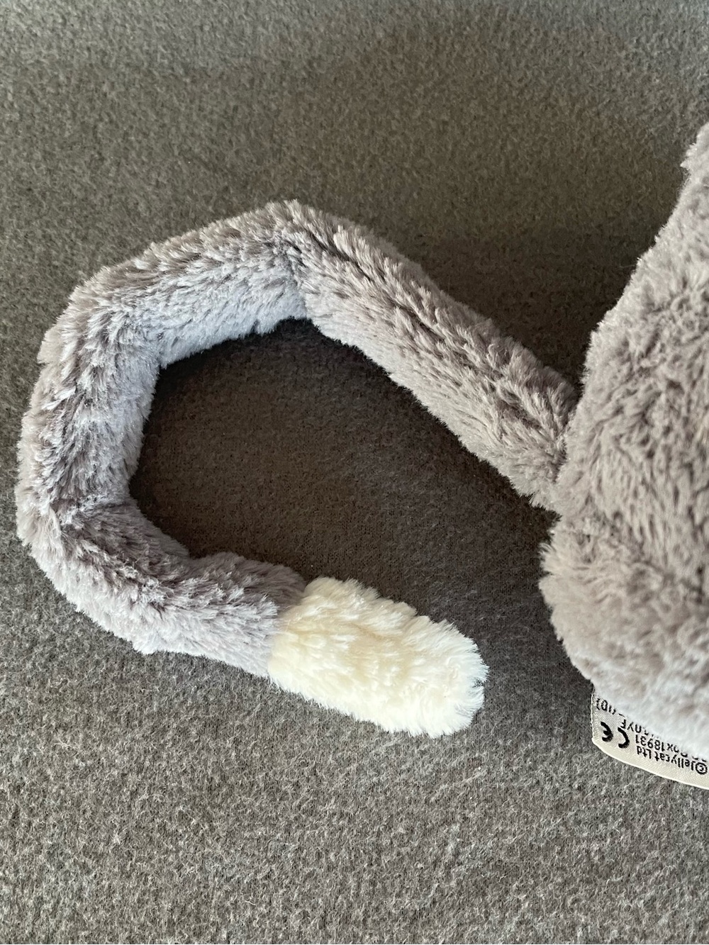 Jellycat Pitterpat Grey Kitty Cat Plush RARE 16" Large Retired HTF Stuffed Anima - Picture 15 of 16